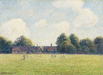 Camille Pissarro, Hampton Court Green, 1891 by Atelier Liesjes