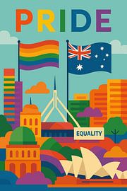 Pride in Australia: Equality and Celebration by Art Kingdom