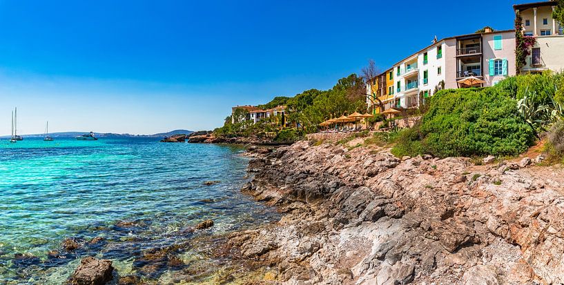 Prachtig kustgezicht van Calvia, Spanje eiland Mallorca van Alex Winter