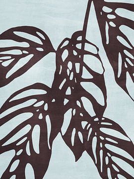 Monstera no. 1 Blue