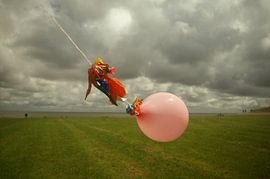 Roze ballon by Hugo Kuijper
