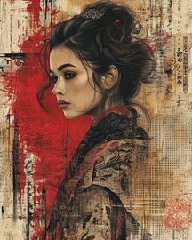 Mixed media collage  van Studio Allee