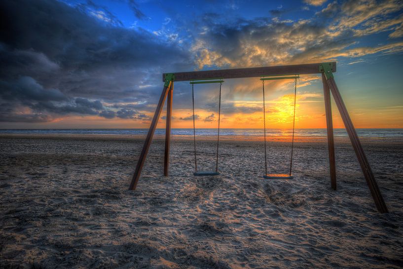 At the beach by Richard Marks