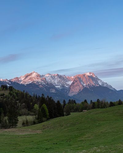 Zonsopgang in Farchant
