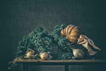 Nature morte au chou frisé