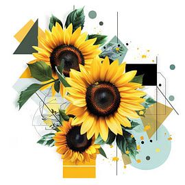 Sonnenblumen - Sonnenblume von Poster Art Shop