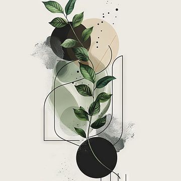 Abstracte natuur van Poster Art Shop