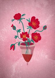 Becher mit Blumen von Raissa Oltmanns