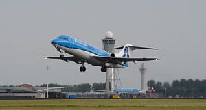 Sonderlackierung KLM Cityhopper Fokker 70.