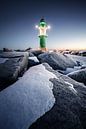 Lighthouse on the rocks von Florian Schmidt Miniaturansicht