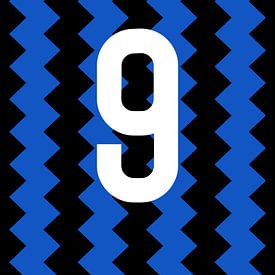 Nummer 9 en achtergrondconcept1 van Yoga Art 15
