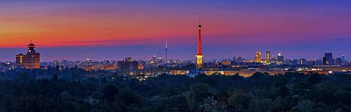 Berlin skyline at sunrise