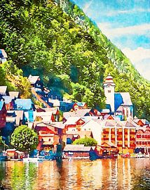 Hallstatt, Salzkammergut von zam art