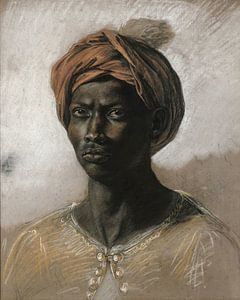 Eugene Delacroix, Bildnis eines Türken mit Turban, 1831