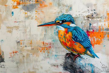 Painting Kingfisher by Art Whims