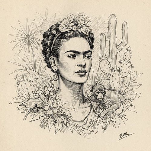 Frida Skizze und Linie