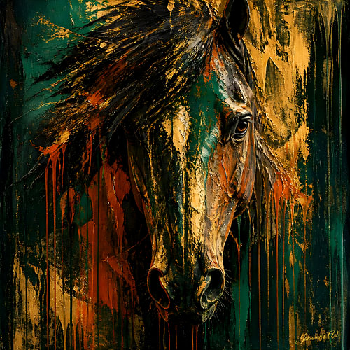 Primal – Expressionist Wildlife - Horse 1