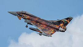 Avion de combat Eurofighter Typhoon de la Luftwaffe.