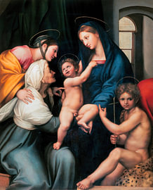 Rafaël – Madonna dell’'’Impannata (ca. 1513–1514) van Timeless Artworks