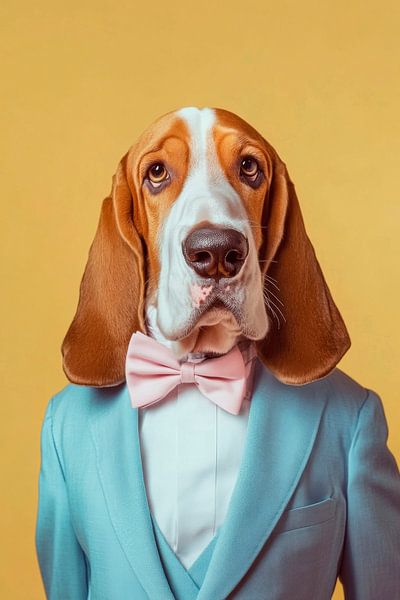 Basset Hound by Poster Art Shop