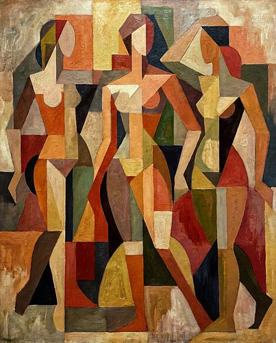 De geometrische harmonie van drie figuren