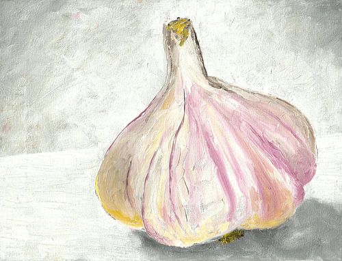 Stillleben mit Knoblauch