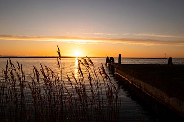 zonsopkomst aan het Grevelingenmeer van Annelies Cranendonk