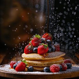 Pancakes  - Stilvolles Küchenposter von Poster Art Shop