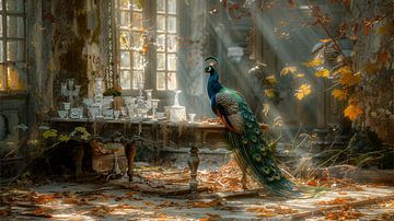 Peacock in sunlight by ArtbyPol