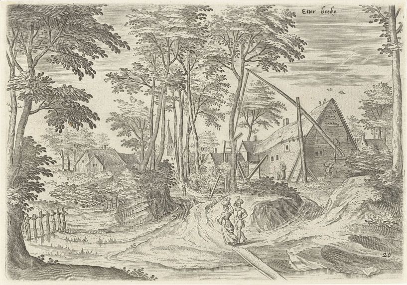 Hans Collaert (I), View of Etterbeek by Atelier Liesjes