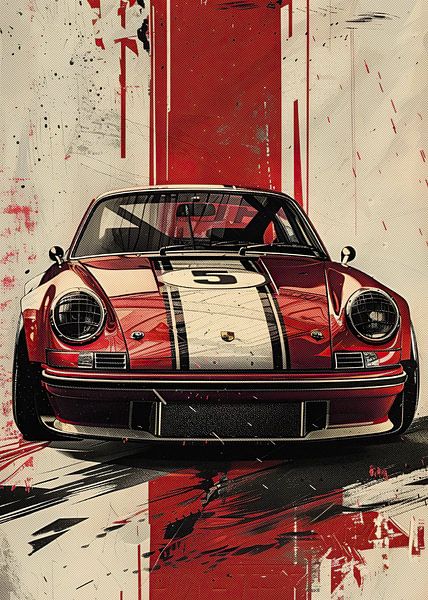 Muskelauto von movie & music poster