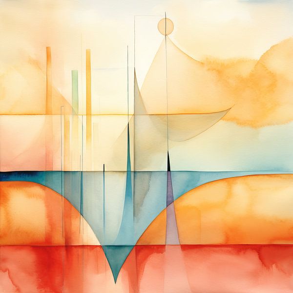 Abstract Art 30899 van Abstract Schilderij