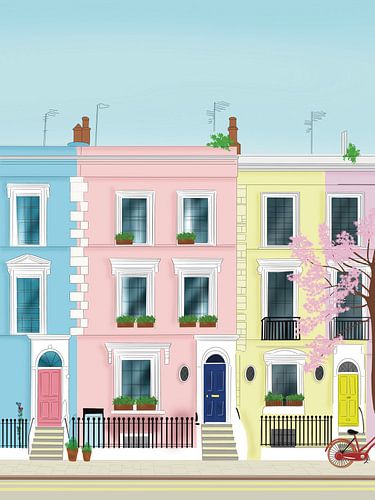 Pastel Promenade in Primrose Hill