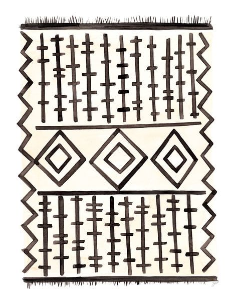 Berber Rug III, Karyn Panganiban by Wild Apple