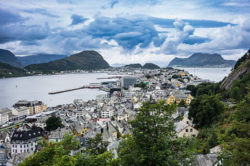 Blick auf Alesund