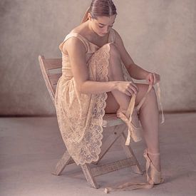 Shoes of a ballerina by Bram van Dal