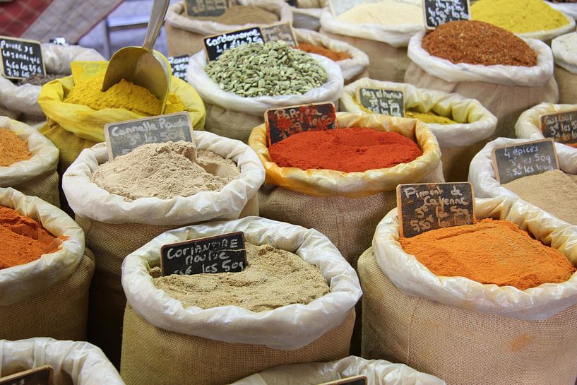 Fragrant and colorful herbs by Porto Sabbia