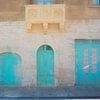 Portes colorées à Malte sur Rene van Heerdt