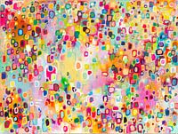 Sunstone - lively colourful abstract painting