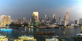 der Mae Chao Praya in Bangkok von Walter G. Allgöwer