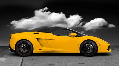 Lamborghini Gallardo LP560 Spyder in yellow