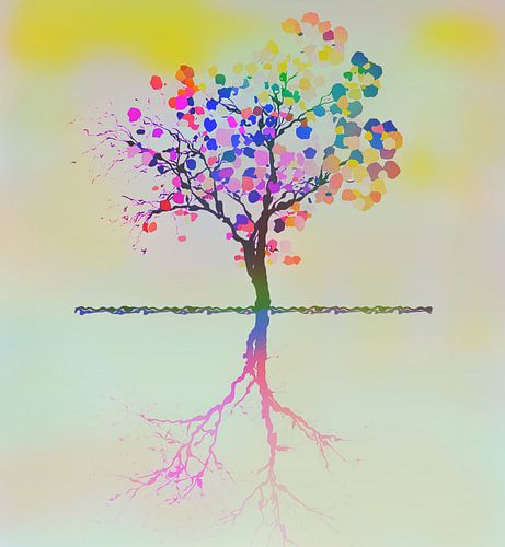 Surrealistische boom