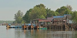 Thai fishing boats by Bjorn Alards