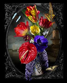 Royal Nova Flower still life by Fine Art Flower - Artist Sander van Laar