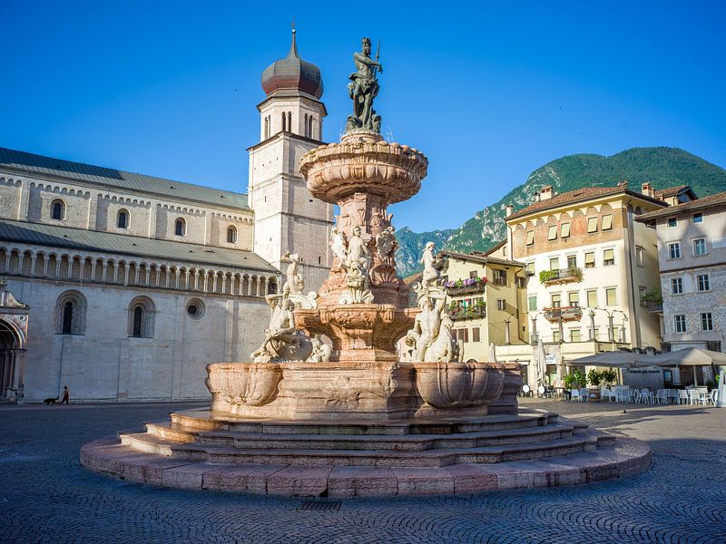Trento - Neptune Fountain on the cathedral square by t.ART