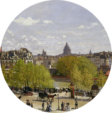 Quai du Louvre, Parijs, Claude Monet