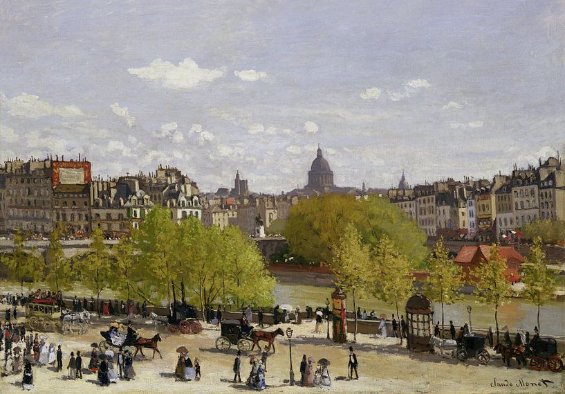 Quai du Louvre, Paris, Claude Monet par Bridgeman Masters