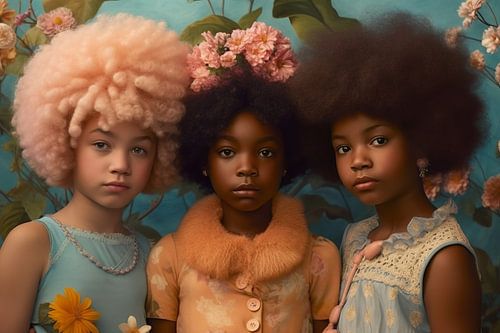 Portret "Me and my friends"