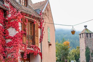 Herbst in einem französischen Dorf