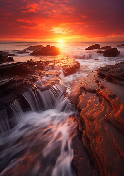 Goldene Stunde am Meer von fernlichtsicht